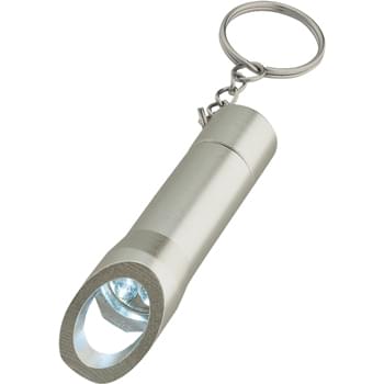 Aluminum LED Flashlight With Bottle Opener