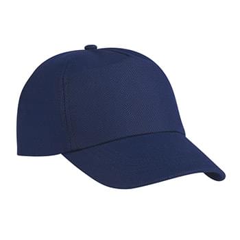 Budget Saver Non-Woven Cap - Made Of 80 Gram Non-Woven, Coated Water-Resistant Polypropylene | 5 Panel, Medium Profile | Structured Crown & Pre-Curved Visor | Adjustable Self-Material Strap With VelcroÂ® Closure