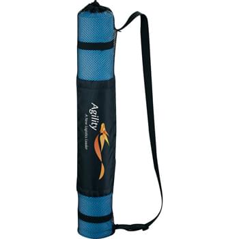 Yoga Mat - Ideal for yoga practice and stretching, this yoga mat provides an excellent non-slip surface to provide grip and stability during routines. Easily rolls up for storage in the included carrying bag.