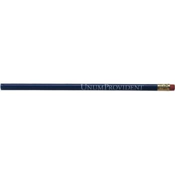 Foreman - Quality #2 pencil with a large imprint area.  6 classic colors with gold ferrule and pink eraser.