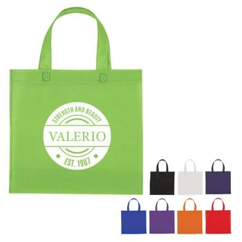 Non-Woven Mini Brochure Tote Bag - Made Of 80 Gram Non-Woven, Coated Water-Resistant Polypropylene | 12 " Handles | Spot Clean/Air Dry