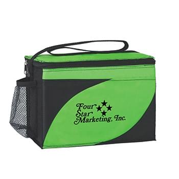 Access Kooler Bag - Made Of 210D Polyester | PEVA Lining | Insulated To Keep In The Cold | Zippered Closure | Front Two-Tone Pocket | Side Mesh Pocket | 28" Strap | Compact About The Size Of A Six Pack | Spot Clean/Air Dry