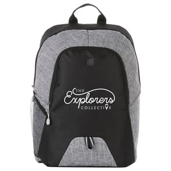 Pier 15" Computer Backpack - Open main compartment with 15" laptop sleeve. Front zippered compartment with custom ear bud port. Colored graphite accents. Padded shoulder straps and grab handle.