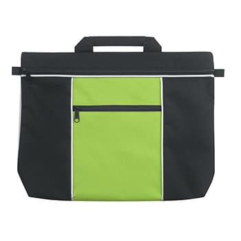 Metro Document Bag - Made Of 600D Polyester | Carrying Handle | Front Zippered Pocket | Spot Clean/Air Dry