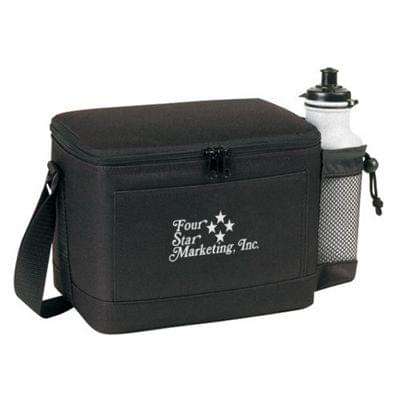 Deluxe Insulated 6-Pack Cooler with Drink Pocket