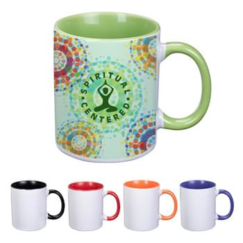 11 Oz. Dye Blast Full Color Mug - Meets FDA Requirements   | Hand Wash Recommended