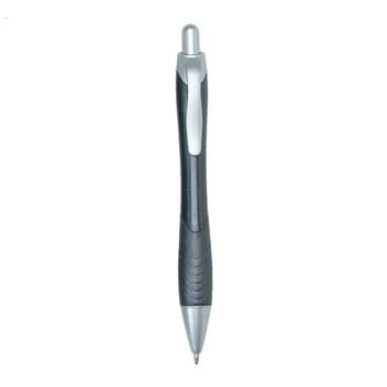 Rio Gel Pen With Contoured Rubber Grip - Rubber Grip For Writing Comfort And Control | Plunger Action