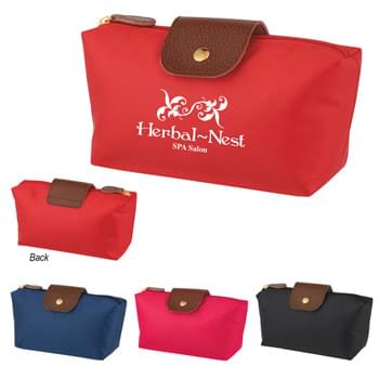 Cosmetic Vanity Bag - Made Of 230D Polyester | Zippered Main Compartment | Spot Clean/Air Dry