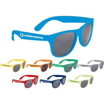 Retro Sunglasses - Solid - Classic folding eyewear. UV400 protective lenses.