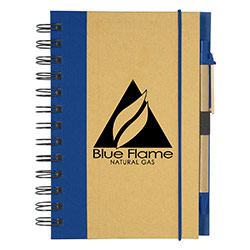 Eco-Inspired 5" X 7" Spiral Notebook & Pen