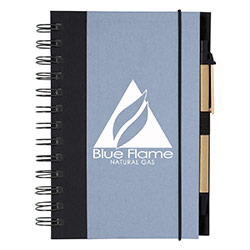 Eco-Inspired 5" X 7" Spiral Notebook & Pen