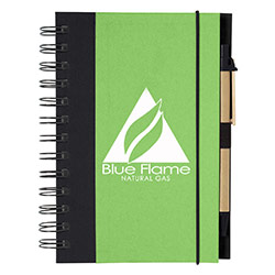 Eco-Inspired 5" X 7" Spiral Notebook & Pen