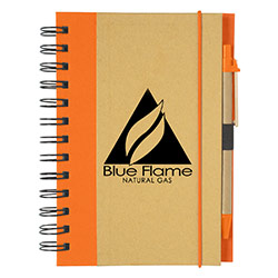 Eco-Inspired 5" X 7" Spiral Notebook & Pen