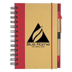 Eco-Inspired 5" X 7" Spiral Notebook & Pen