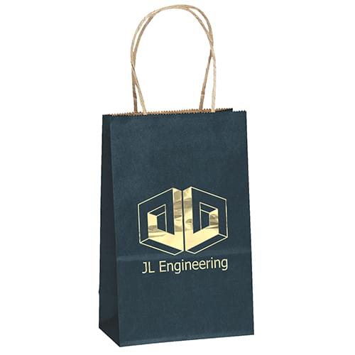 Colorful Matte Paper Shopping Tote Bags - X-Small