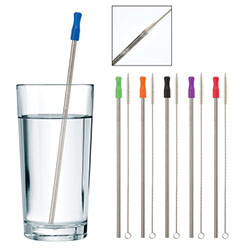 Stainless Steel Straw with Cleaning Brush