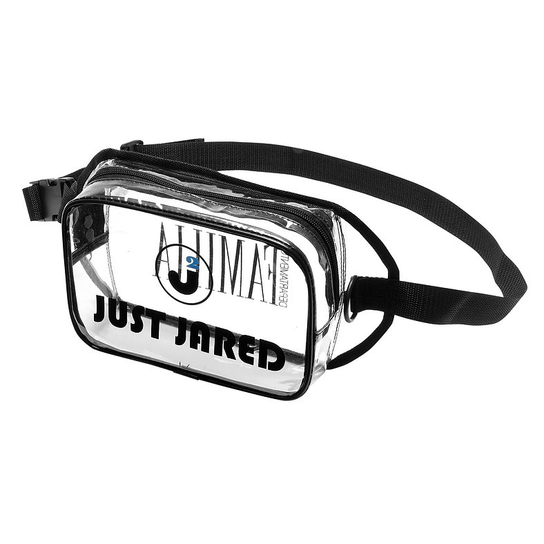 Two Zippered Clear Fanny Pack