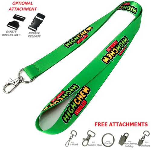 5/8 inch Dye Sublimation Lanyards