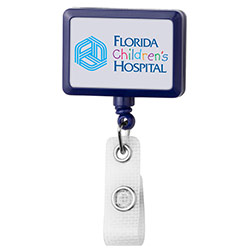 Anti-Microbial Jumbo Rectangle Badge Reel