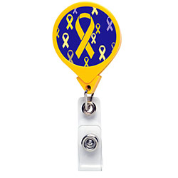 Yellow Ribbon Jumbo Theme Badge Reel