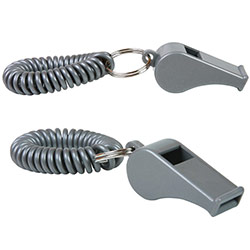 Whistle Key Chain With Coil