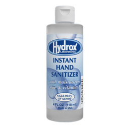 4 Oz. Hand Sanitizer w/ Aloe & Vitamin E - USA Made