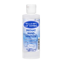 4 Oz. Hand Sanitizer w/ Aloe & Vitamin E