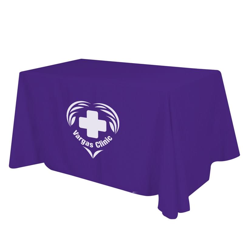 Flat 4-sided Table Cover - fits 6' standard table