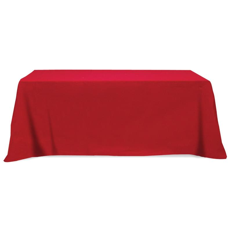 Flat 4-sided Table Cover - fits 6' standard table
