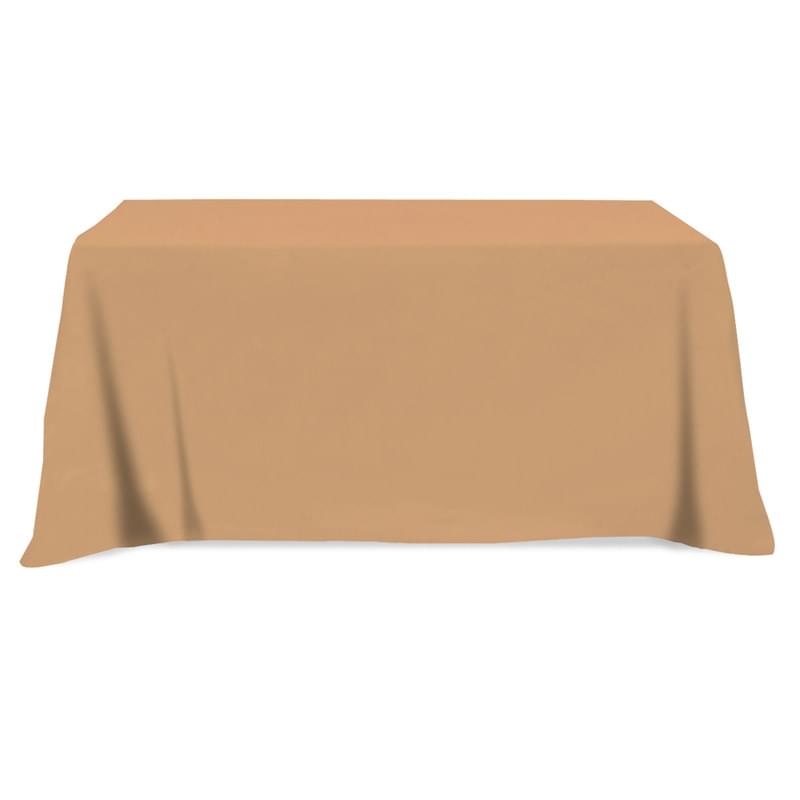 Flat 3-sided Table Cover - fits 6' standard table