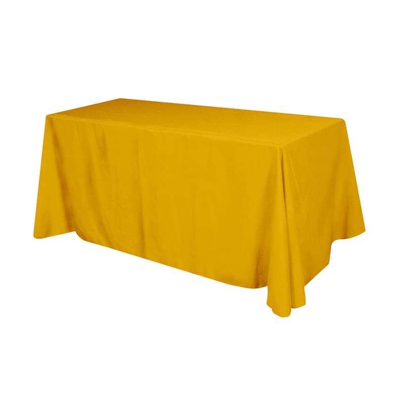 Flat 3-sided Table Cover - fits 6' standard table (100% Polyester)