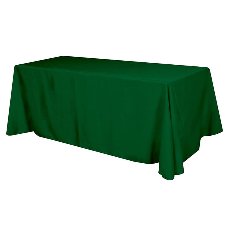 Flat 4-sided Table Cover - fits 8' standard table (100% Polyester)