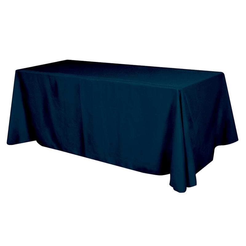 Flat 4-sided Table Cover - fits 8' standard table (100% Polyester)