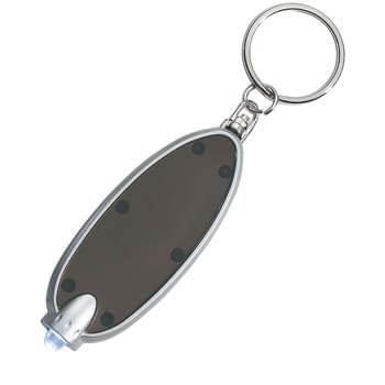 Oval LED Key Chain
