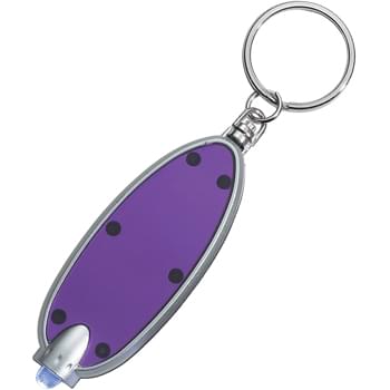 Oval LED Key Chain