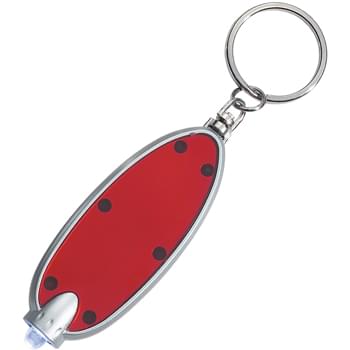 Oval LED Key Chain