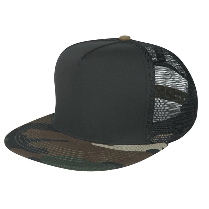 Flat Bill Camo Cap