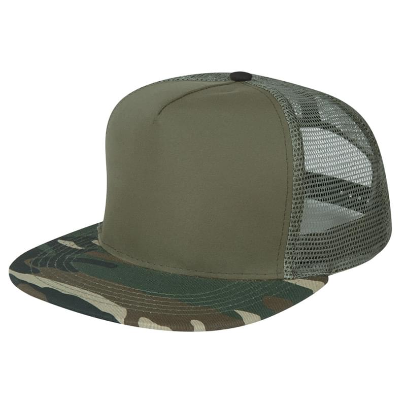Flat Bill Camo Cap