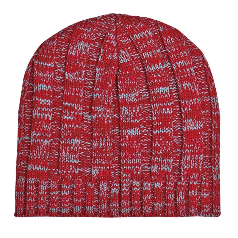 Knit Heathered Beanie Cap