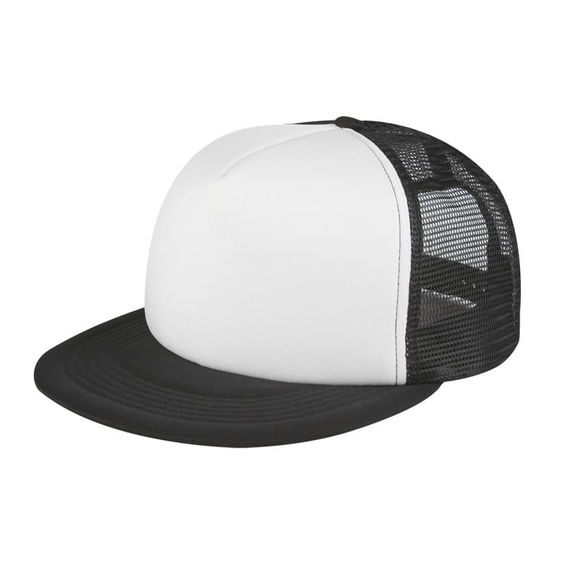 Flat Bill Trucker Cap