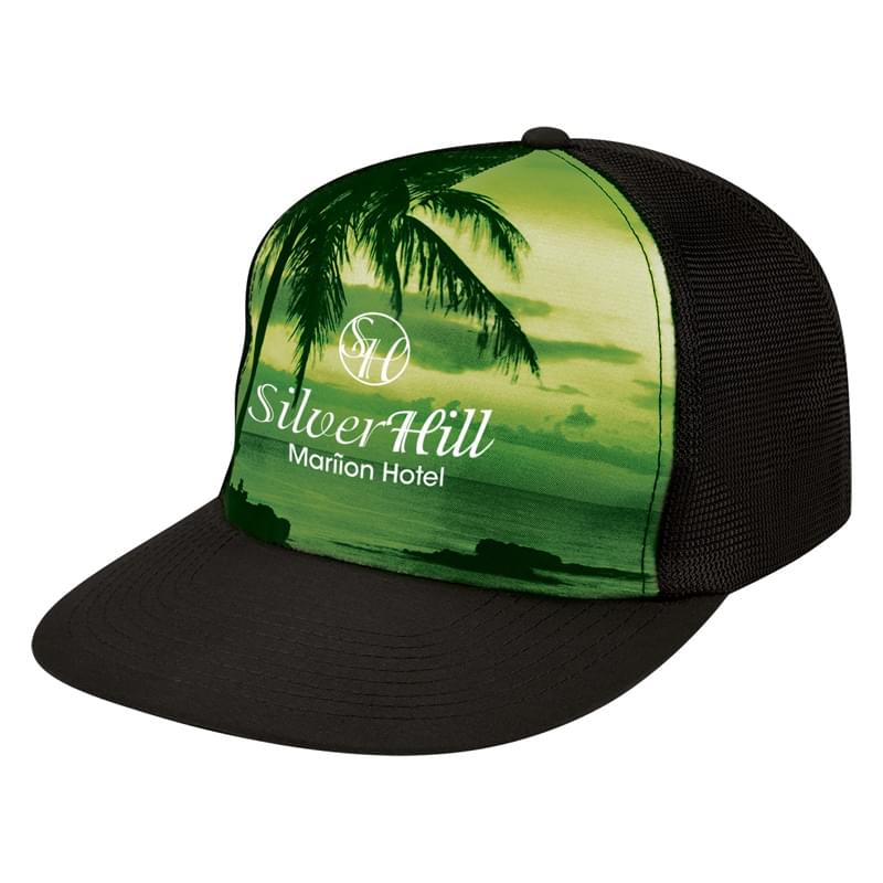 Tropical Flat Bill Cap