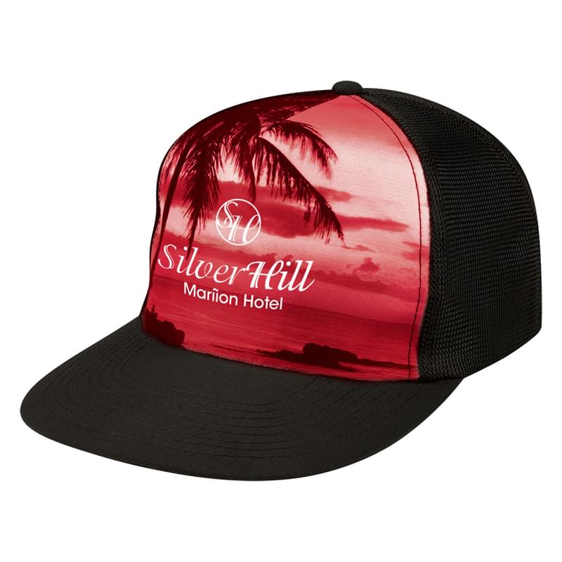 Tropical Flat Bill Cap