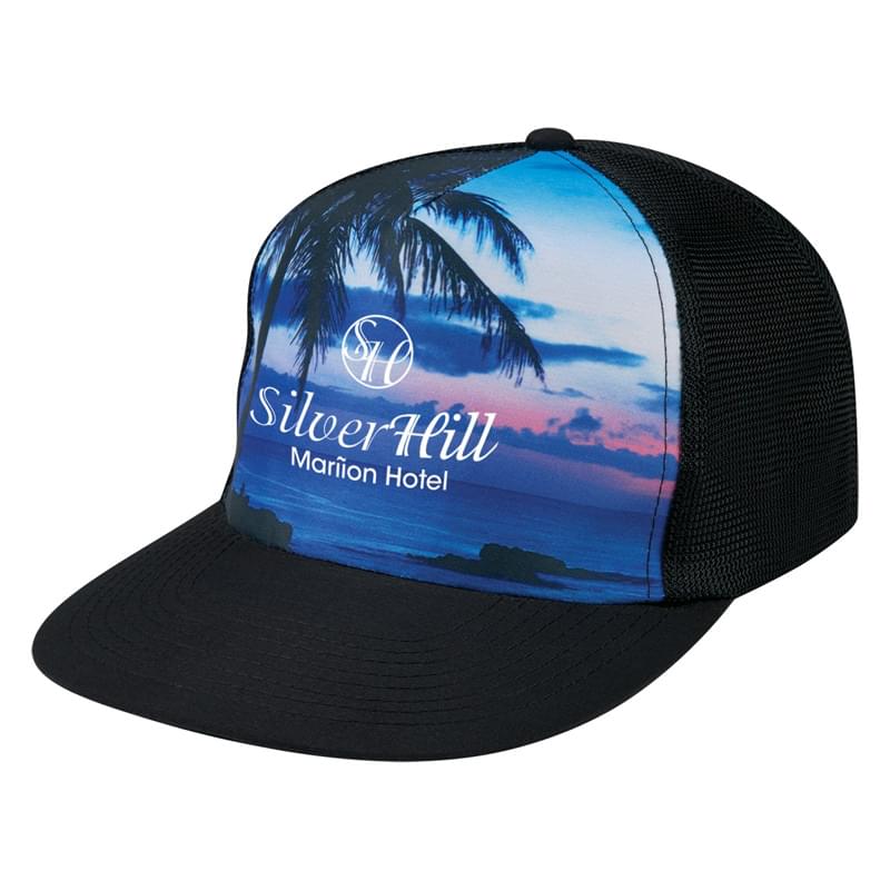Tropical Flat Bill Cap