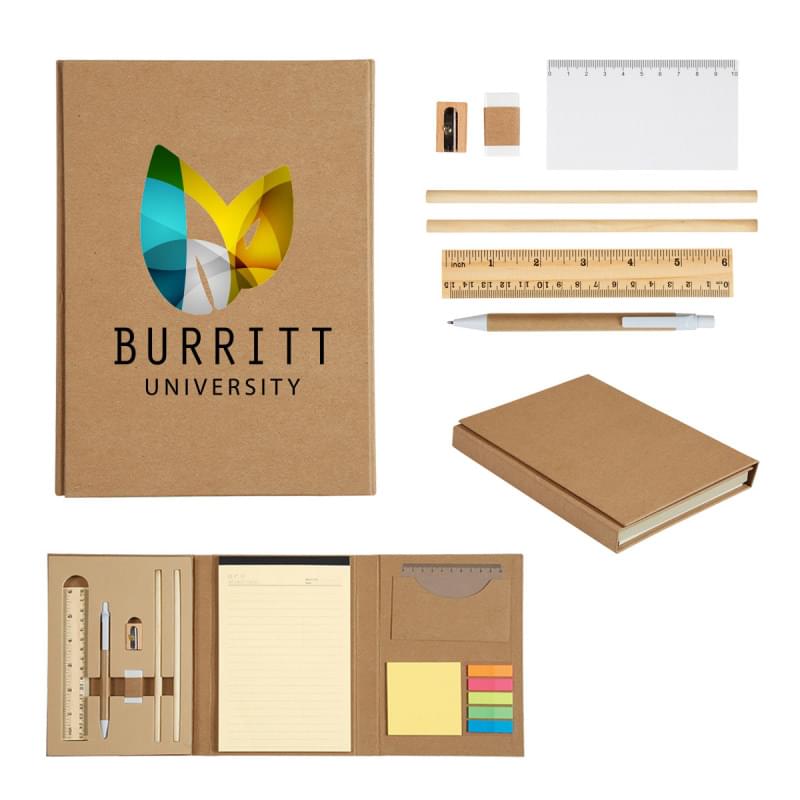 Eco-Inspired Tri-Fold Stationary Gift Set