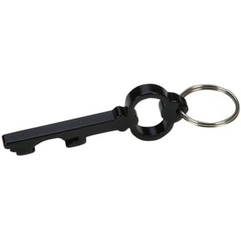 Key Shape Bottle Opener Key Ring