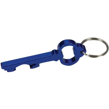 Key Shape Bottle Opener Key Ring