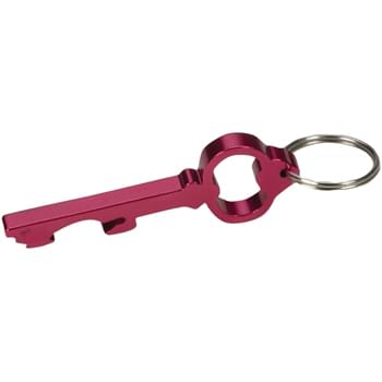 Key Shape Bottle Opener Key Ring