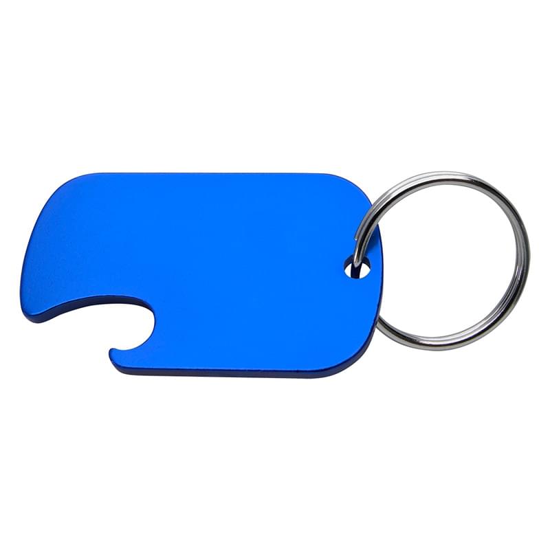 Dog Tag Bottle Opener Key Ring