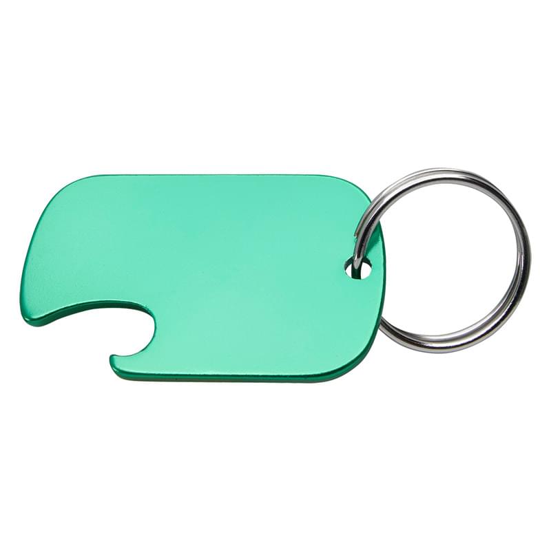 Dog Tag Bottle Opener Key Ring