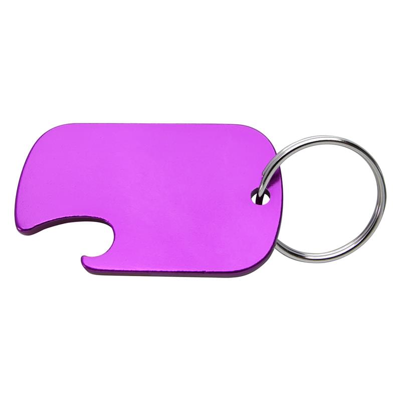 Dog Tag Bottle Opener Key Ring